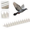 PLASTIC BIRD SPIKES 4.5X50CM WHITE PACK=10PCS