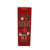 CHRISTMAS WINE GIFT BAG "CHRISTMAS TO YOU" 36 x 12 x 10 CM MIX DESIGNS
