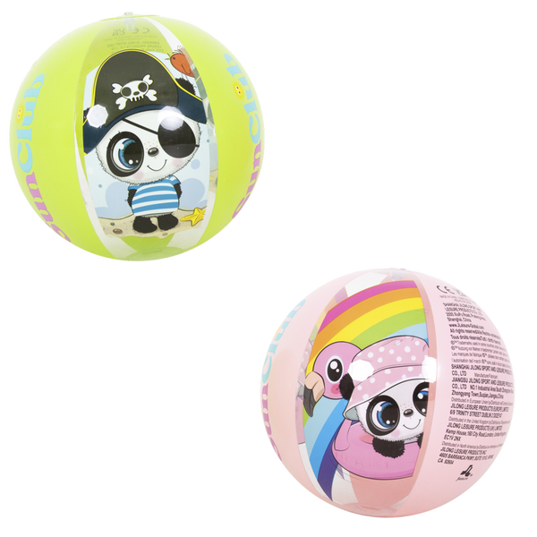PLÁŽOVÁ LOPTA PANDA 40CM MIX VZOROV *7289