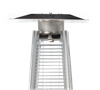 SQUARE GAS PARASOL MADE OF STAINLESS STEEL 227 CM