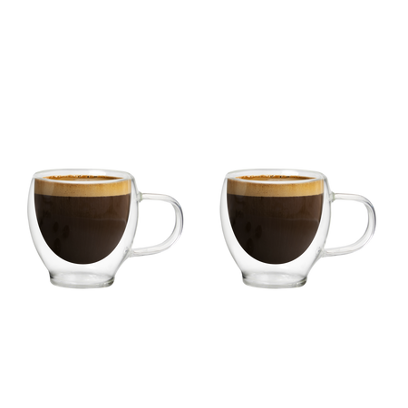 SET DE 2 CEȘTI TERMICE CU PERETE DUBLU 90 ML *9791