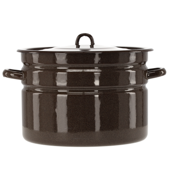 GARNEK EMALIOWANY PROSTY 16 L 32 CM BRĄZ Z/P *3585