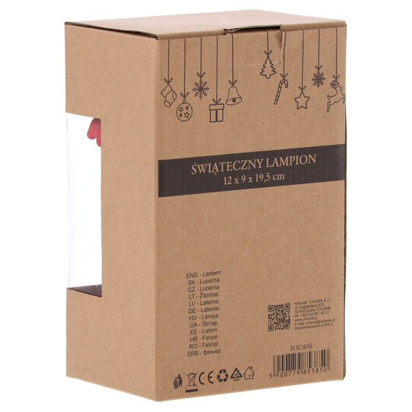 CHRISTMAS DECORATION LED - RED HOUSE