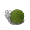 GARDEN FIGURINE – SNAIL WITH GLOWING EYES 32 X 22 X 22 CM LED