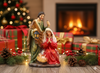 CHRISTMAS DECORATION - HOLY FAMILY 8,5 x 6 x 13,5 CM