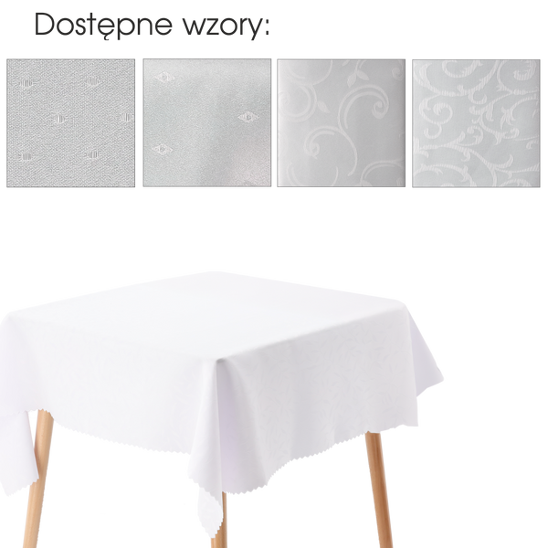 BIELY obrúsok 130*160 CM Balenie. 1 ks *4976