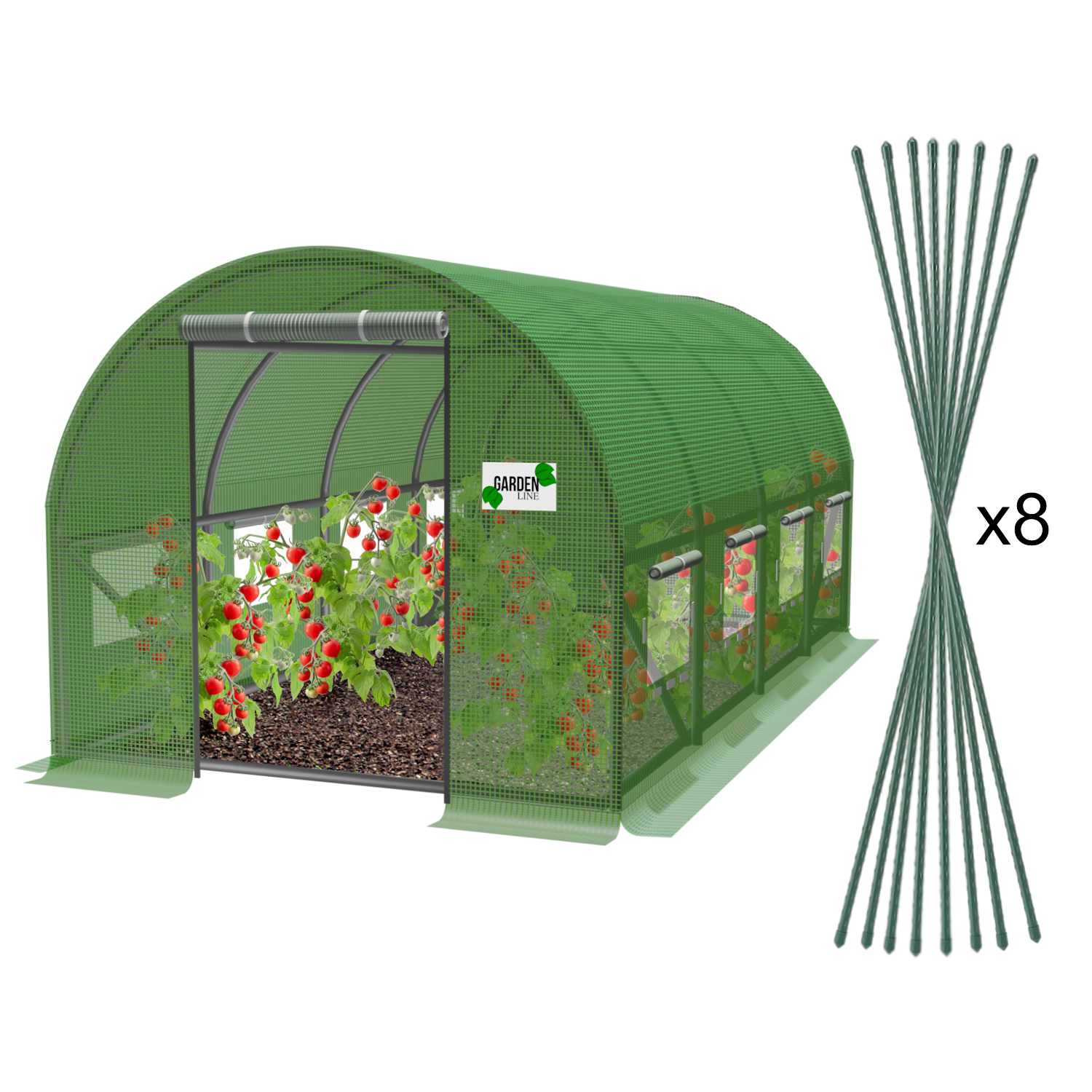 TUNEL FOLIOWY OGRODOWY 4 SEGMENTOWY ZIELONY  6 x 3 x 2 M pol_pl_TUNEL-FOLIOWY-OGRODOWY-4-SEGMENTOWY-ZIELONY-6-x-3-x-2-M-5613-761_1