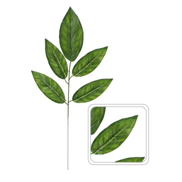 ARTIFICIAL BRANCH - MANGO LEAF 59 x 25 CM