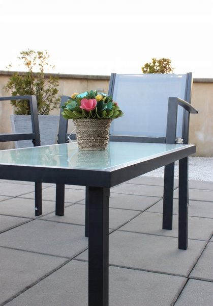 GARDEN FURNITURE SET - BENCH, 2 CHAIRS, TABLE *0846