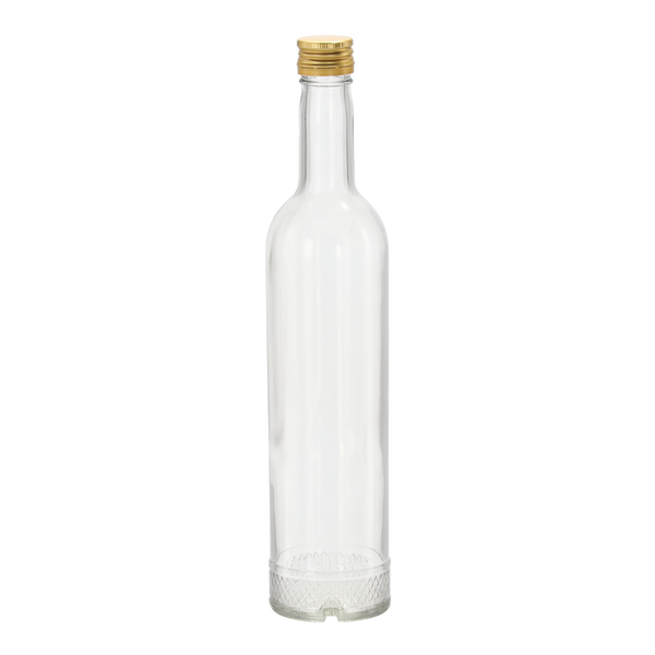 BOTTLE CRYSTAL 500 ML WITH SCREW CAP FI 28