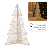 OZDOBA ŚWIĄTECZNA - CHOINKA LED 75 CM SZAMPAŃSKIE ZŁOTO *6253