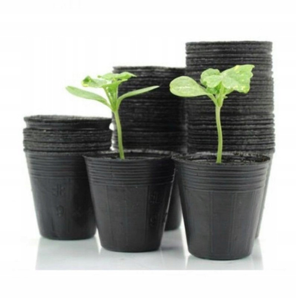 SET OF 100 POTS FOR PLANTING 6 X 5.8 CM