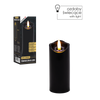 LED CANDLE BLACK 5 X 12,5 CM