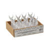 OZDOBA BOŻONAR. - MAŁY ANIOŁEK LED PLASTIKOWE 4 x 4 x 11 CM MIX WZORÓW disp=12szt *9018