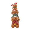 FIGURKA BOŽONAR. - TRI PERNÍKOVÉ POSTAVIČKY 16 X 16 X 43 CM LED *0967