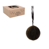 SET 4 BOMBONE PE BRADULĂ DIN HÂRTIE FI 7 CM NEGRE pachet=6buc *2051