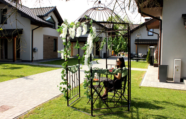 ALTANA OGRODOWA 180 x 156 x 275 CM ANTYCZNY BRĄZ *1425