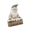 FIGURKA BOŻONAR. - MIKOŁAJ "MERRY CHRISTMAS" 30 X 19 X 37 CM LED *1148