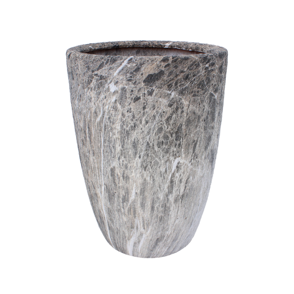 OSŁONKA CERAMICZNA NA DONICZKĘ 30,5 x 30,5 x 42,5 CM EFEKT MARMURU *5542