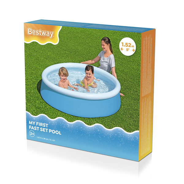 Bestway® 5' x 15"/1.52m x 38cm My First Fast Set Pool