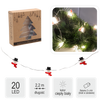 LED LIGHT CHAIN - SNOWMAN 20 L BATTERY-POWERED