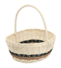 BASKET WITH HANDLE 26 X 21 12/26 CM