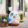 INFLATABLE BUNNY POPPING OUT OF BURROW 120 CM LED