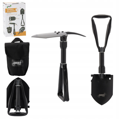 LOPATĂ MULTIFUNCȚIONALĂ PLIABILĂ 19,5 / 46,5 CM 6 ÎN 1 *1524