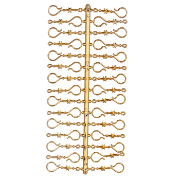 GOLDEN HOOKS FOR CHRISTMAS DECORATIONS A'30