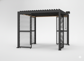 ŻALUZJA / LAMELA ALUMINIOWA SZARA 234 x 93 x 6 CM