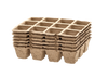 SET OF 6 PALLETS OF PEAT FLOWERPOTS 21 X 17 X 4,5 CM
