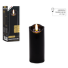 LED CANDLE BLACK 5 X 12,5 CM