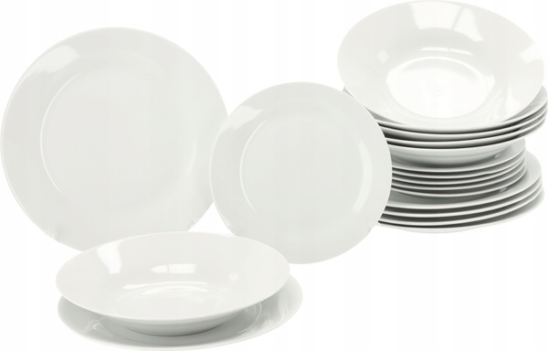 KPL. OBIADOWY 18 EL. OKRĄGŁY BIAŁY *9307