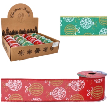 CHRISTMAS DECORATIVE RIBBON