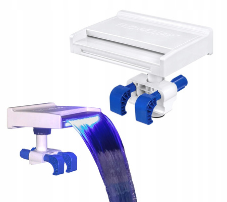 LED VODNÝ PADÁK BAZÉN 34,5 cm x 26 cm x 30 cm *4997