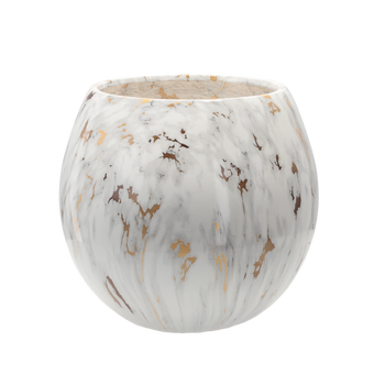 PANTOF NA GHIVECHE FIBRĂ DE STICLĂ 28 x 28 x 27 CM DECORAT *2497