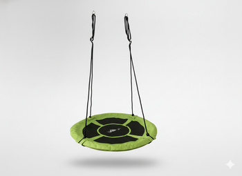 HUŚTAWKA - BOCIANIE GNIAZDO - ŚR. 100CM - ZIELONA