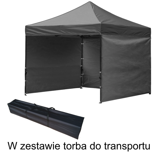 NAMIOT HANDLOWY 3 X 3 M SZARY *9031