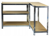 TWO 5-SHELF RACKS 90X30X180 CM SHELF LOAD CAPACITY: 175 KG