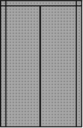 MAGNETICKÁ ZÁVESKA PROTI HMYZU NA DVERÁ 80/90/100 X 210/220 CM BIELA *7747