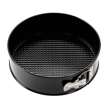 EMBOSSED CAKE TIN FI 21CM WITH PROTECTIVE NON-STICK LAYER BLACK