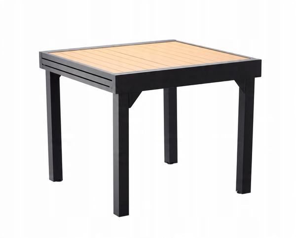 SKLADACÍ ALUMINIOVÝ STÔL "ALEX" 90/180 x 90 x 75,5 CM *0381