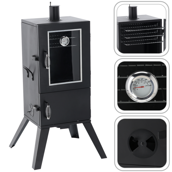 CHARCOAL GARDEN SMOKER 59,7 x 54,5 x 102,9 CM