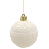 SET OF 66 ORNAMENTS 6 CM CHAMPAGNE/GRAY/WHITE