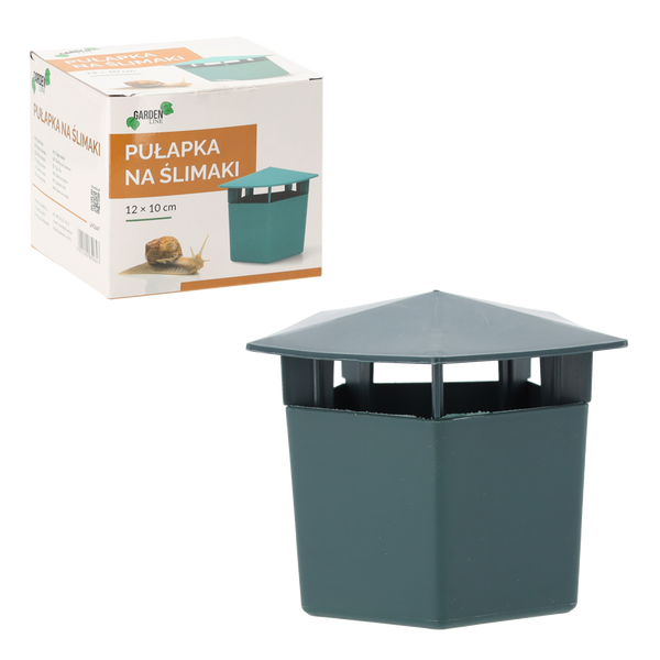 SNAIL TRAP 10x12CM , hight10cm, below width: 8,5cm, canopy width:12cm