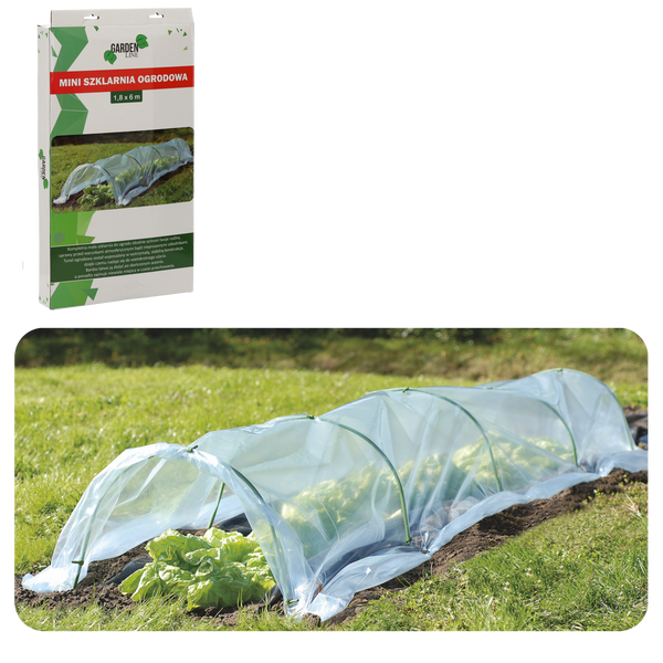 MINI GARDEN GREENHOUSE DIMENSION FOIL 1.8 X 6 M