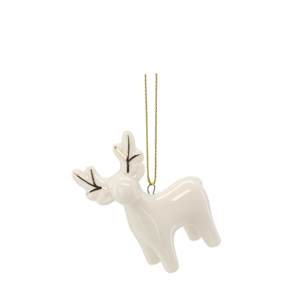 FIGURINE OF THE NATIVITY - HANGING CERAMIC CHRISTMAS TREE/SNOWMAN/REINDEER 4,5 X 3 X 6,4 CM pack=12pcs