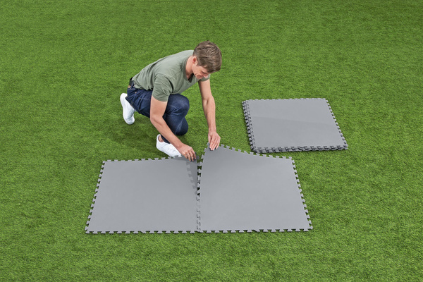 MAT FLOTA PENTRU PISCINĂ 78 x 78 CM - 9 ELEMENTE *2879 *5689