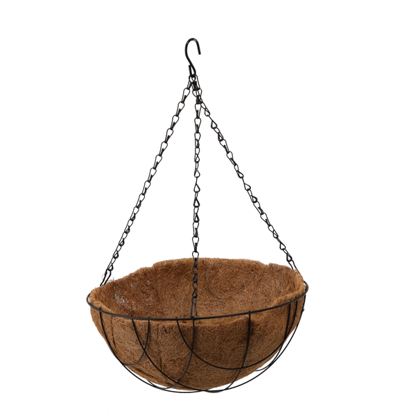 HANGING POT WITH A COCO LINER 30,5 x 15 CM
