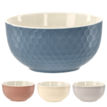 PORCELAIN BOWL 550 ML "HONEY" PACK=4PCS